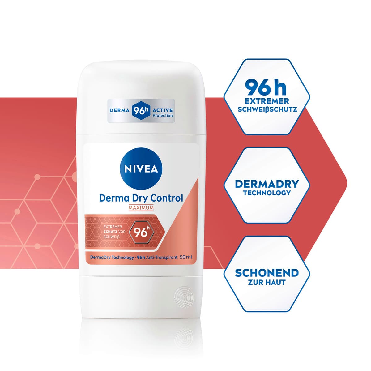 Produktbild NIVEA Deo Stick Derma Dry Control Anti-Transpirant 3 von 7