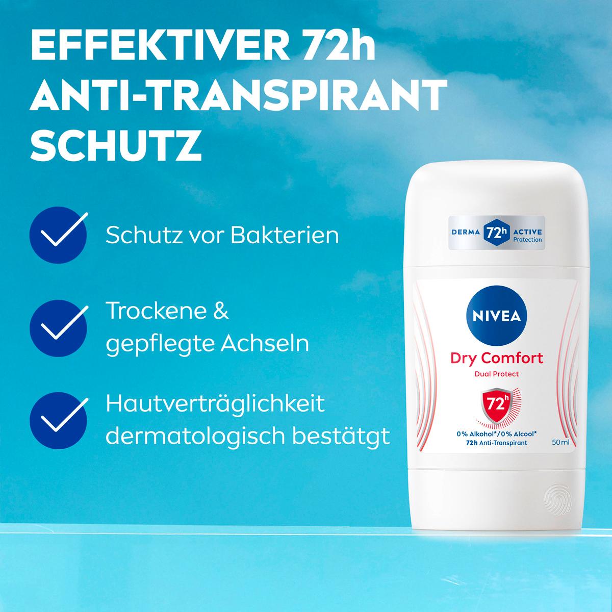 Produktbild NIVEA Deo Stick Dry Comfort Anti-Transpirant 3 von 6