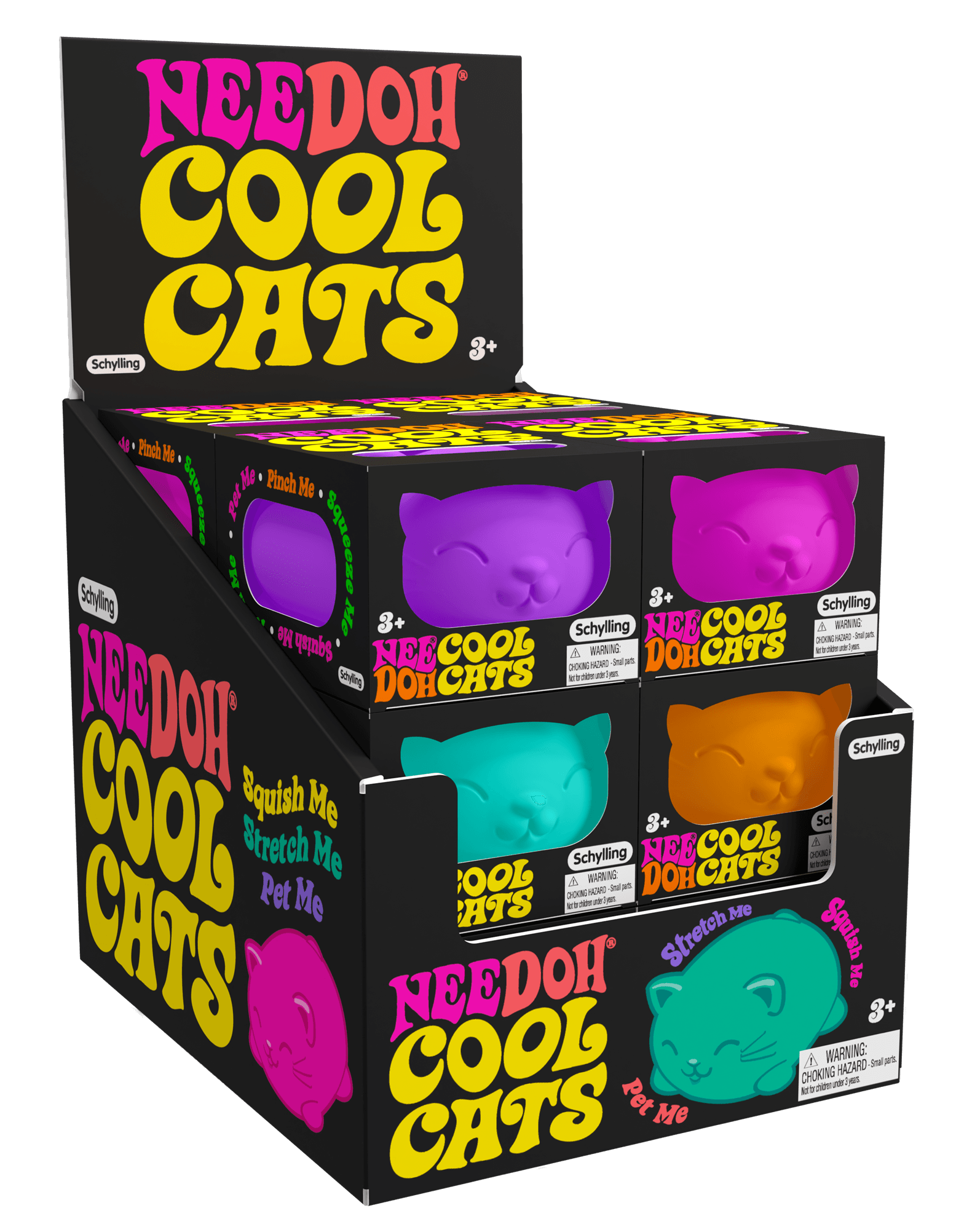 Needoh Cool Cats sortiert (Keine Auswahl möglich)