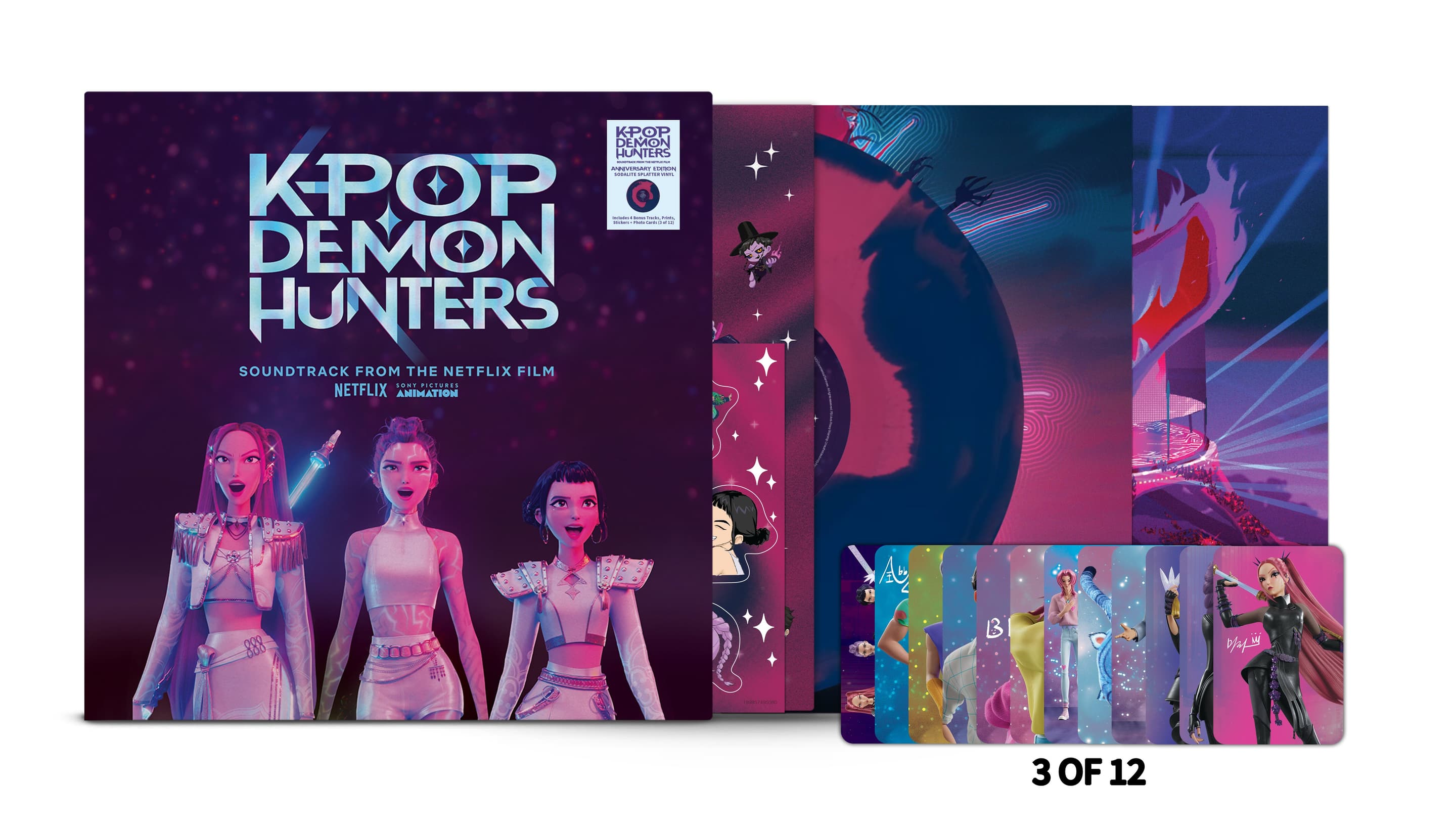KPop Demon Hunters (Anniversary Edition) (Sodalite Splatter Vinyl)