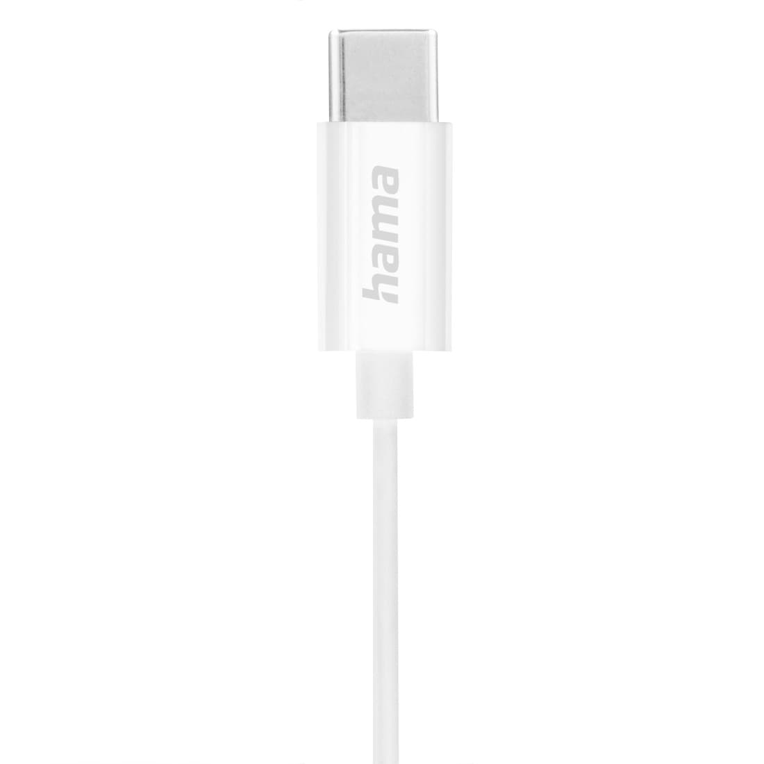 Produktbild HAMA Kopfhörer "Season II", Earbuds, Mikrofon, Kabelknickschutz, USB-C, Weiß 3 von 4