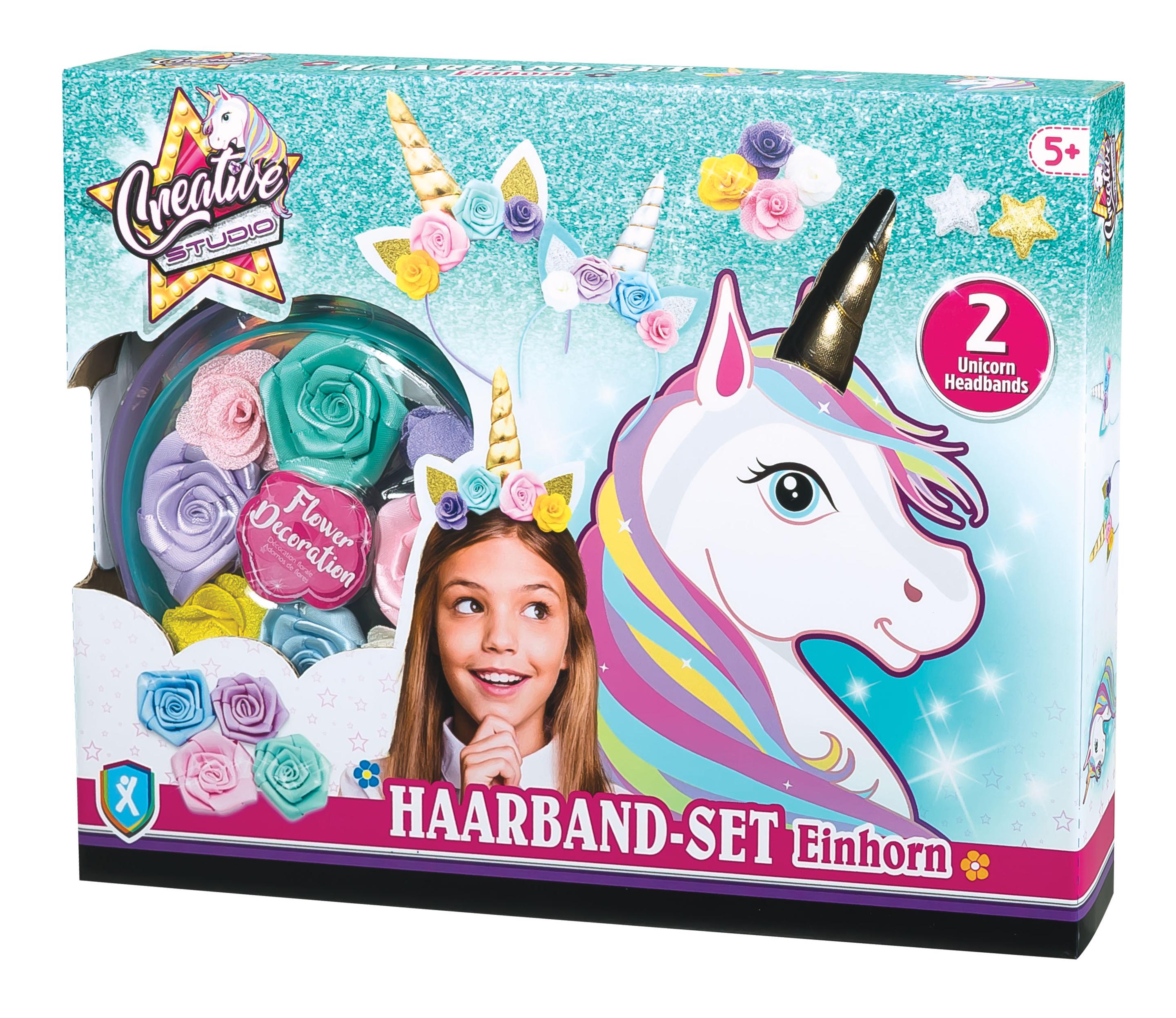 Creative Studio: Haarband-Set Einhorn