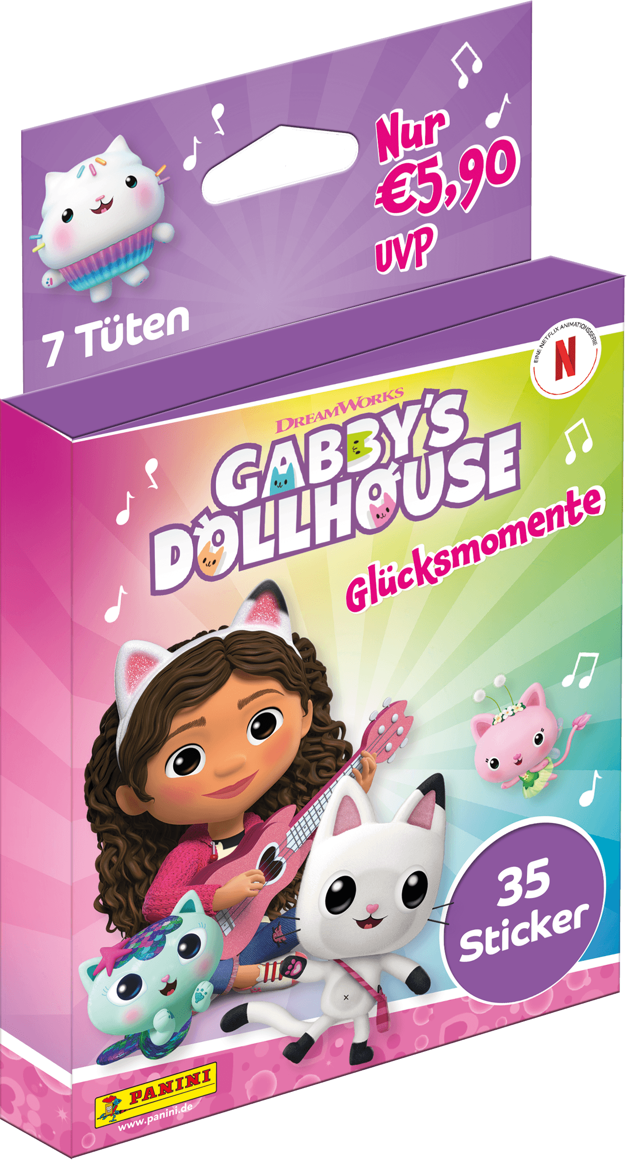 Gabbys Dollhose Sticker Eco-Blister