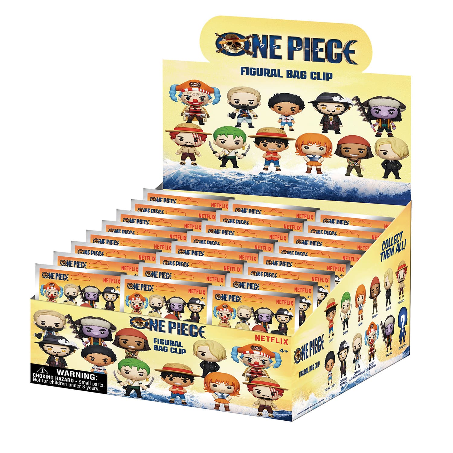 Produktbild One Piece Netflix Series 1 - 3D Taschenanhänger. Sammelfigur im Blindbag – sortiert – eine Packung enthält eine zufällige Figur. 2 von 3