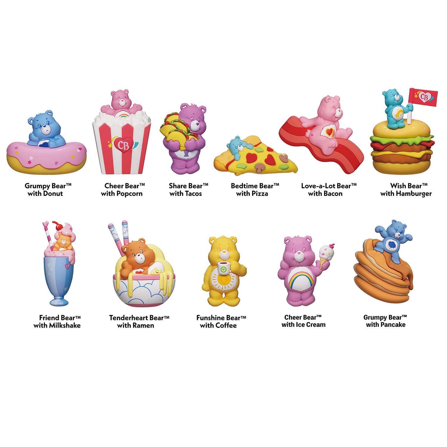 Produktbild Care Bears 3D Foam Bag Clip / Taschenanhänger, Series 2. Sammelfigur im Blindbag – sortiert – eine Packung enthält eine zufällige Figur. 2 von 3
