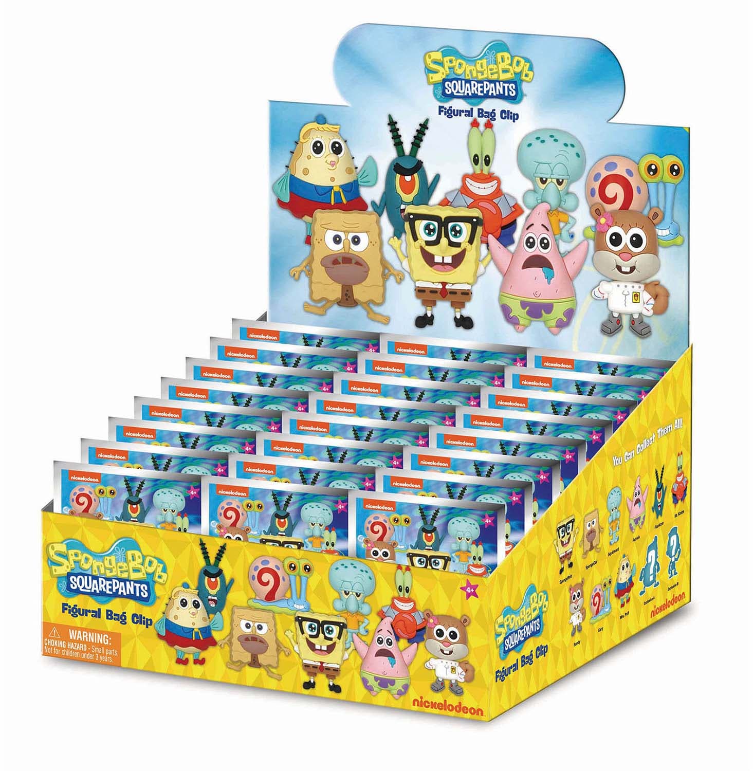 Produktbild SpongeBob Classic Anhänger Serie 3 Monogram Taschenclip -  2 von 3