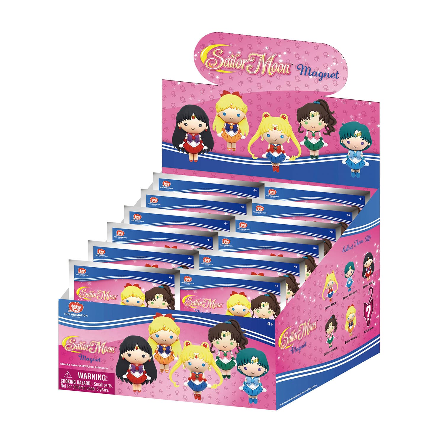 Produktbild Sailor Moon Magnets In Blind Pack Display Series 1. Sammelfigur im Blindbag – sortiert – eine Packung enthält eine zufällige Figur. 2 von 3