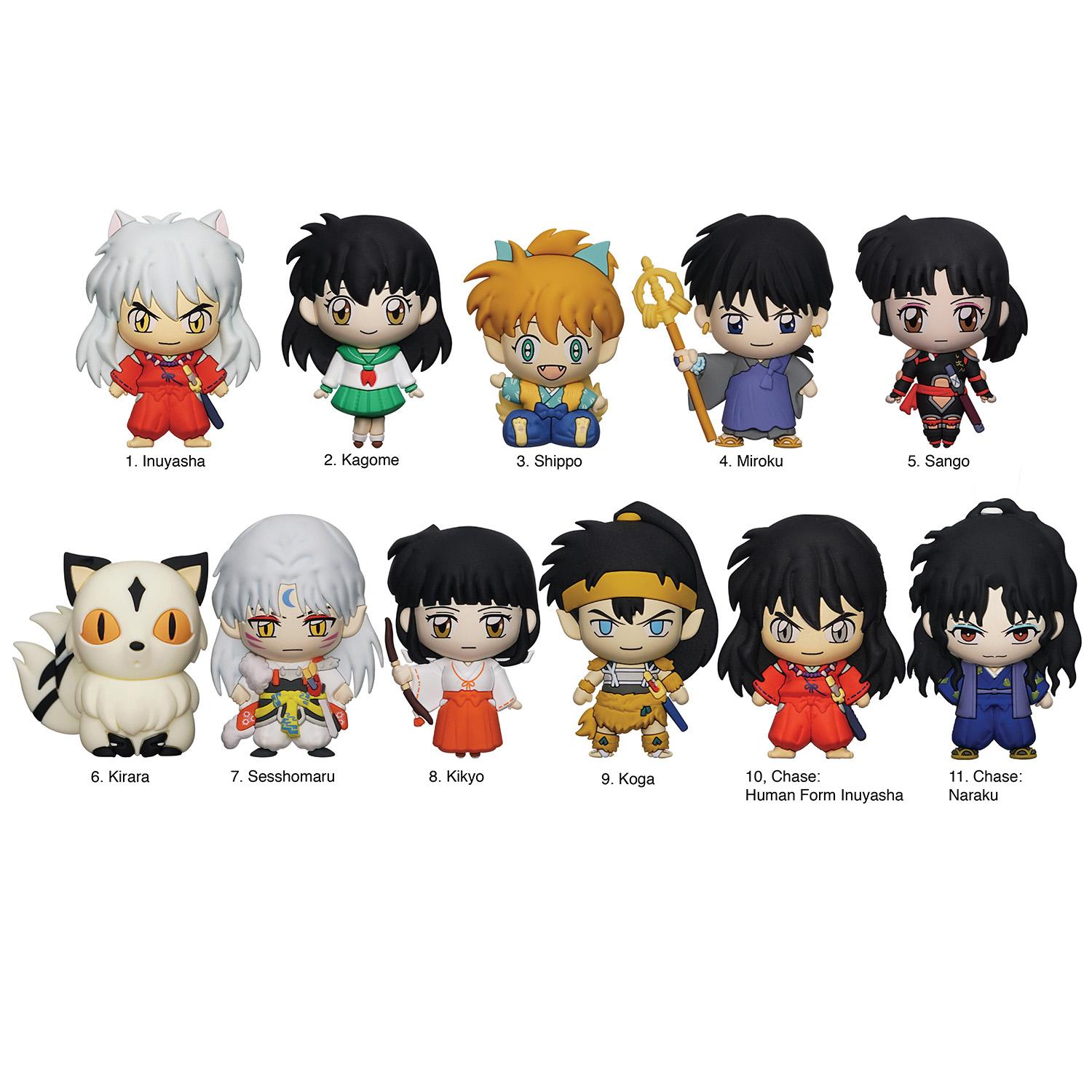 Produktbild Monogram Inuyasha 3D Foam Bag Clip / Taschenanhänger Series 1. Sammelfigur im Blindbag – sortiert 3 von 3