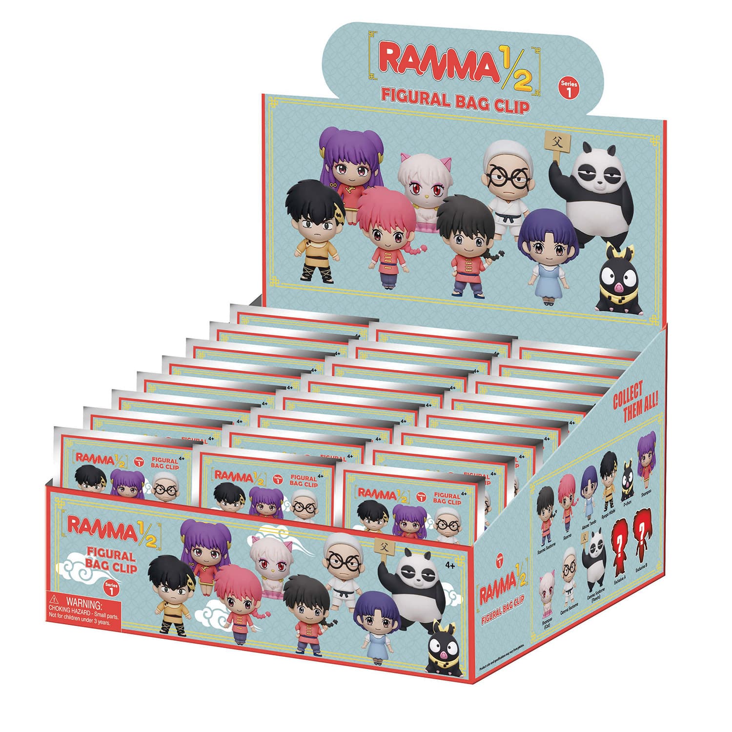 Produktbild Ranma 1/2 Serie 1 - 3D Taschenanhänger. Sammelfigur im Blindbag – sortiert – eine Packung enthält eine zufällige Figur. 2 von 3