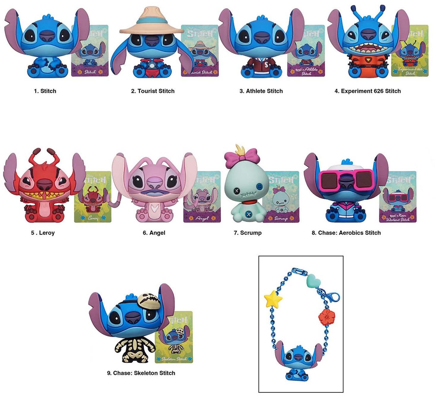 Produktbild Stitch Charm Anhänger Serie 1 Monogram Taschenclip - sortiert  3 von 3