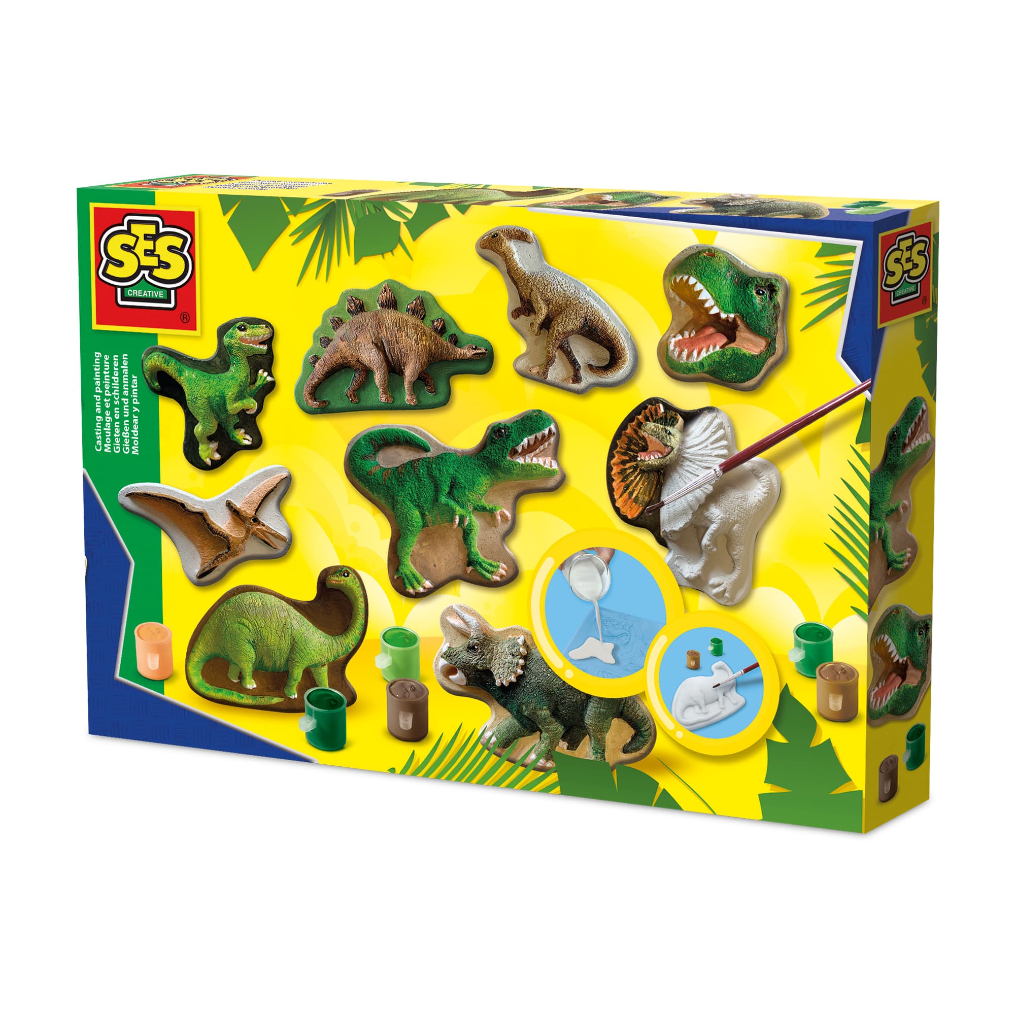 SES Creative - Gießen und anmalen - Dinowelt