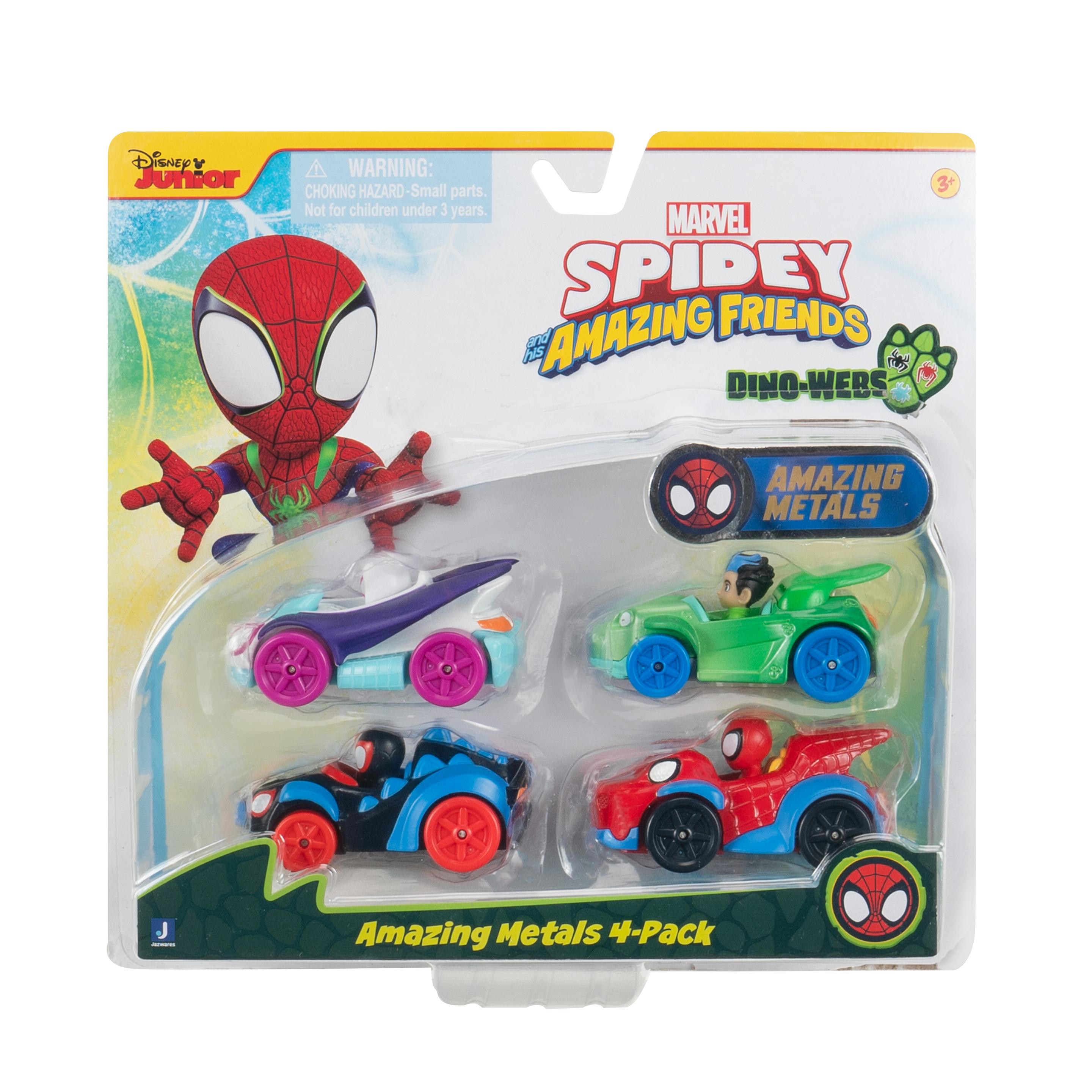 SPIDEY und seine Super-Freunde - 4er Set Die-Cast Fahrzeuge