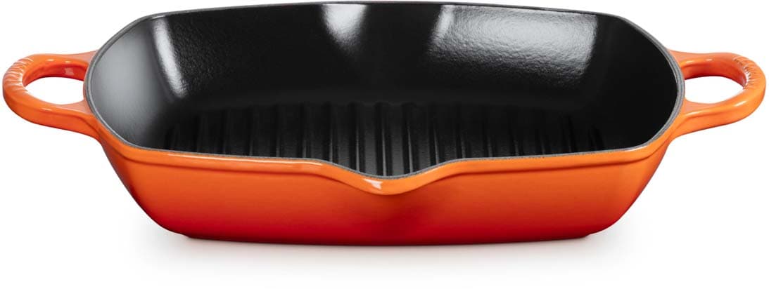 Le Creuset Quadratische Grillpfanne mit zwei Griffen Signature Ø 30cm