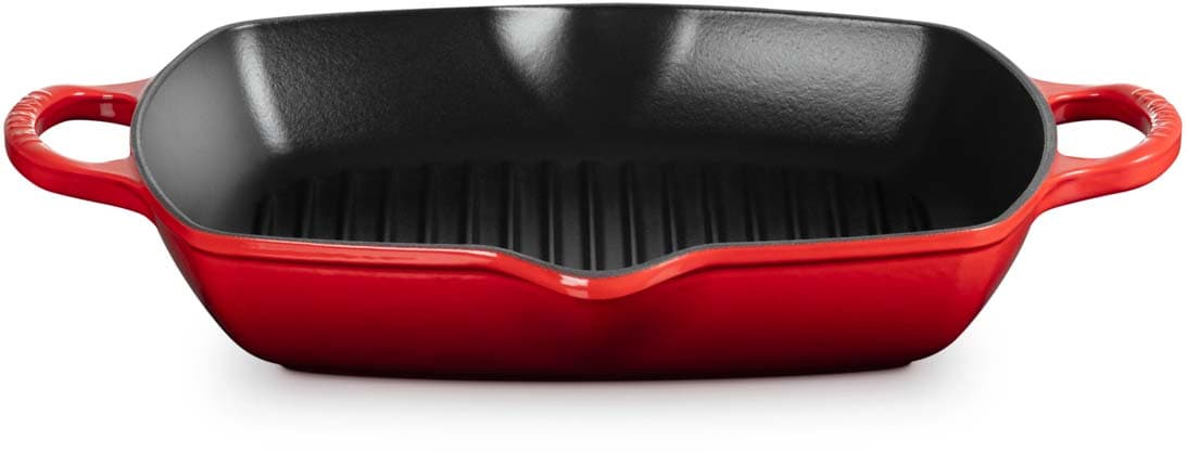 Le Creuset Quadratische Grillpfanne mit zwei Griffen Signature Ø 30cm