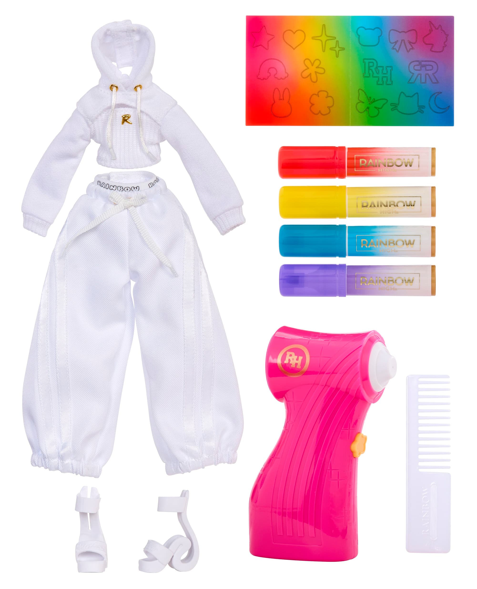 Produktbild Rainbow High Airbrush & Create Modepuppe - Grüne Augen  7 von 8