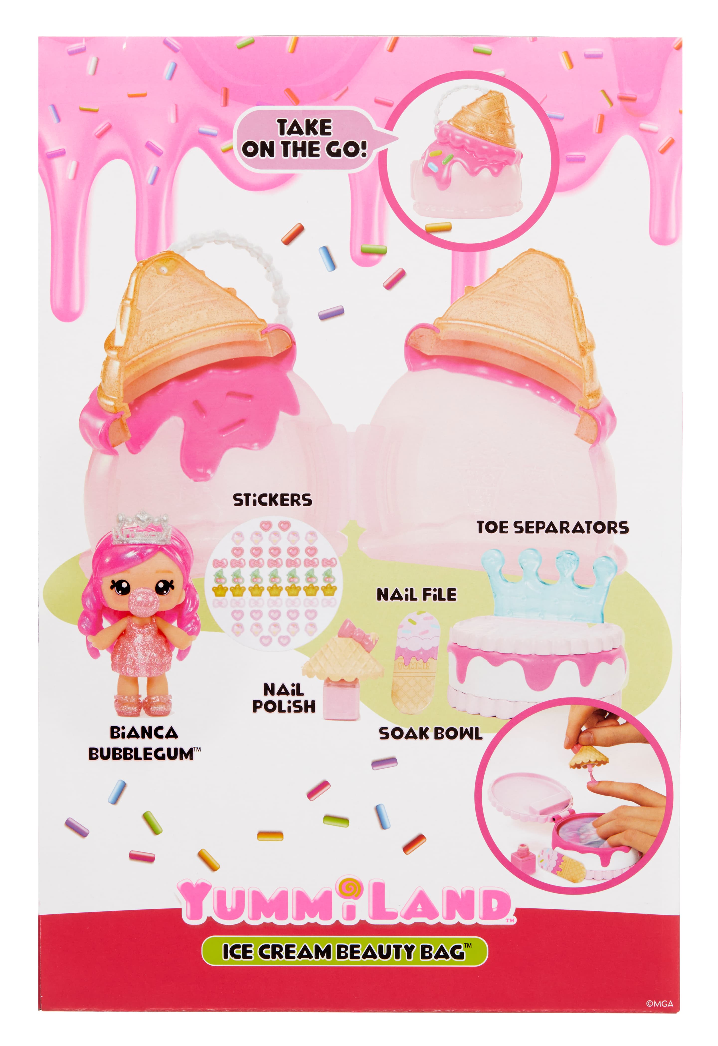 Produktbild Yummiland Beauty Bag Playset + Lip Gloss Doll - Ice Cream Beauty Bag 6 von 6
