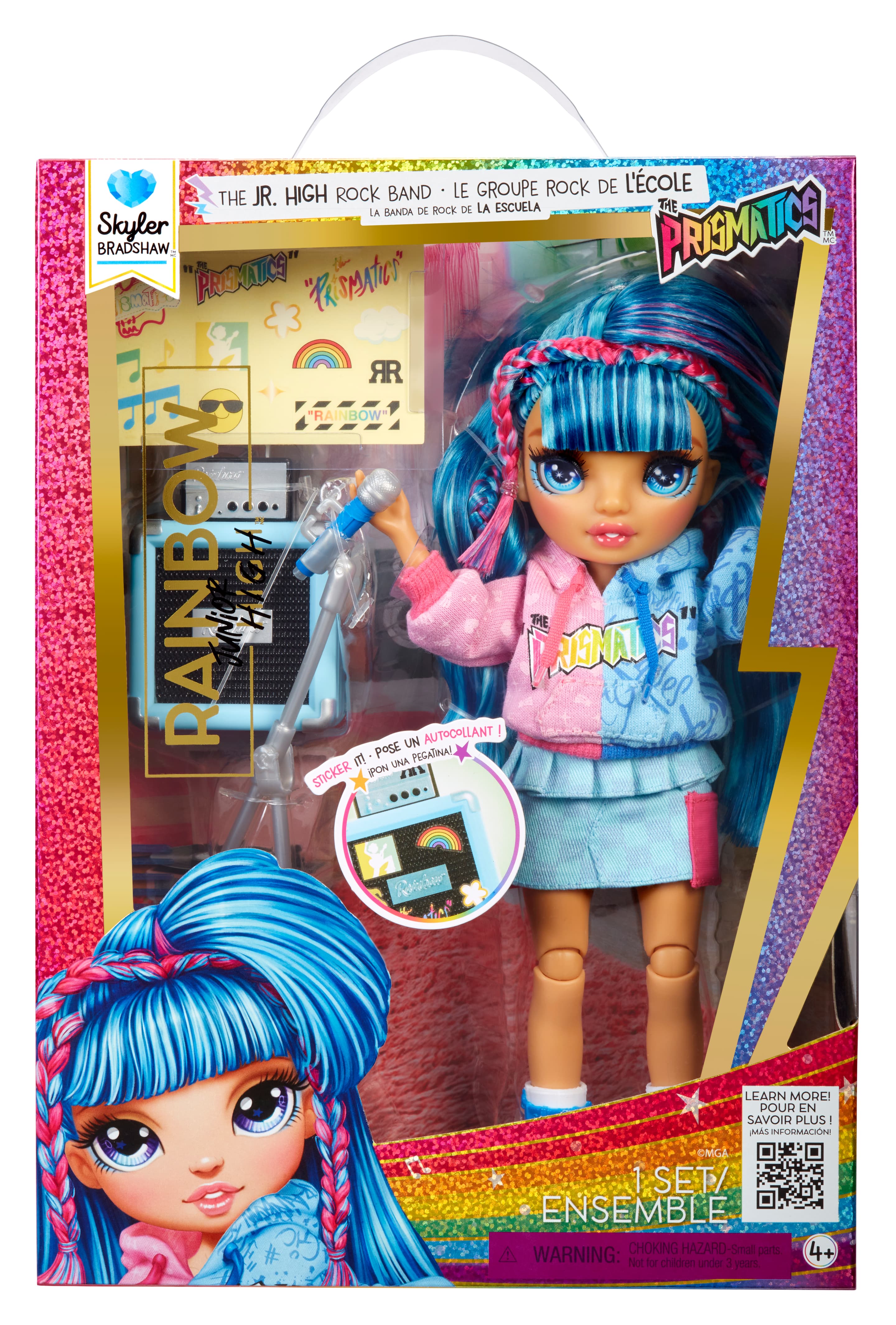 Produktbild Rainbow High Jr High Rockband  Fashion Dolls - Skyler 2 von 5