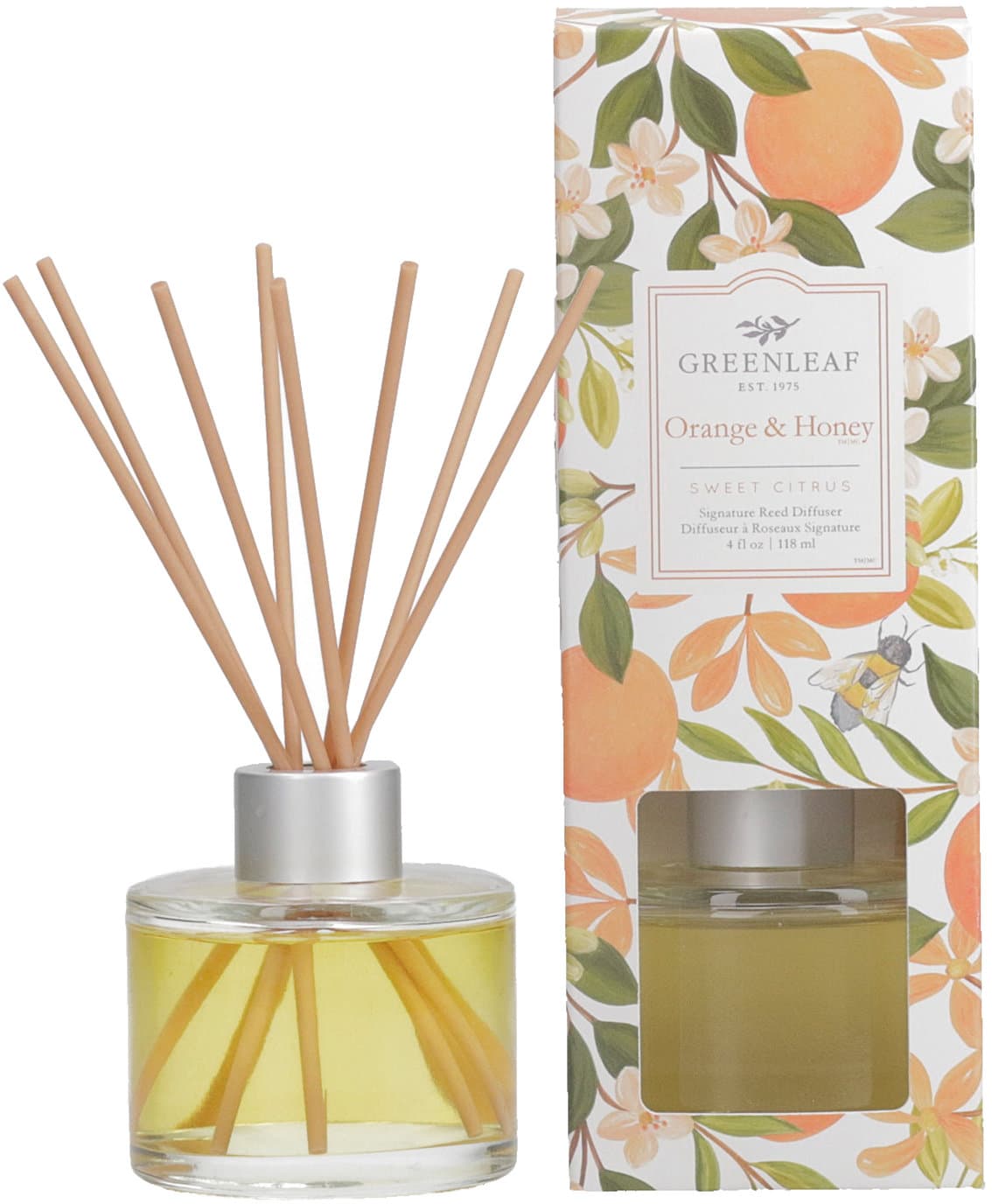 GREENLEAF Signature Reed Diffuser Orange & Honey