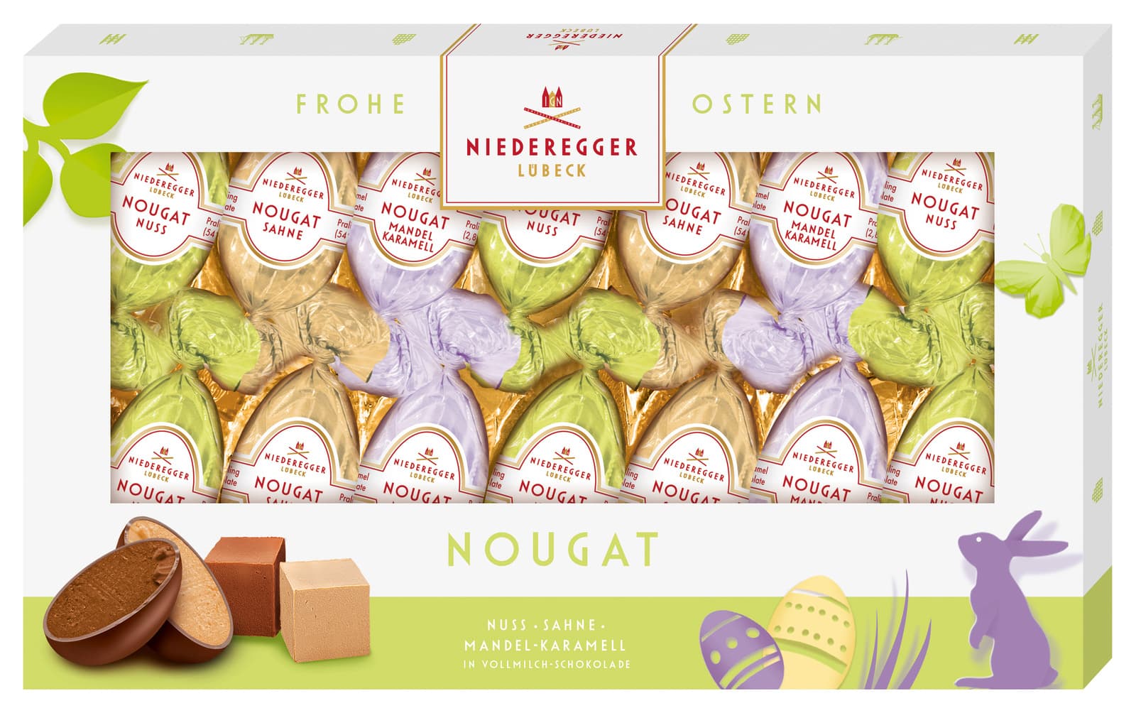 Niederegger Nougat Eier Variationen