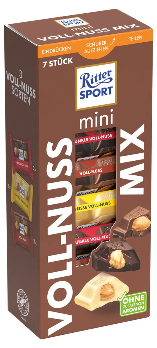 Ritter Sport Mini Voll-Nuss Mix Turm