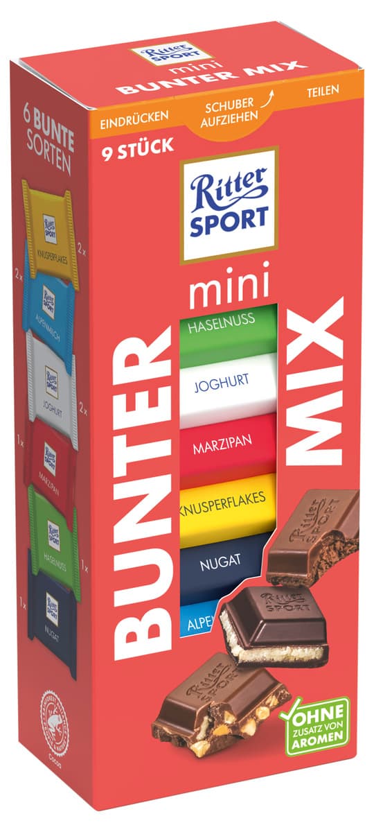 Ritter Sport Mini Bunter Mix Turm