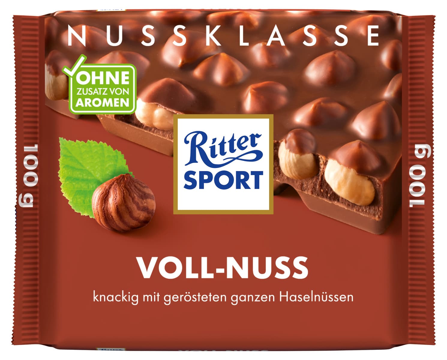 Barra de nueces enteras Ritter Sport Nut Class
