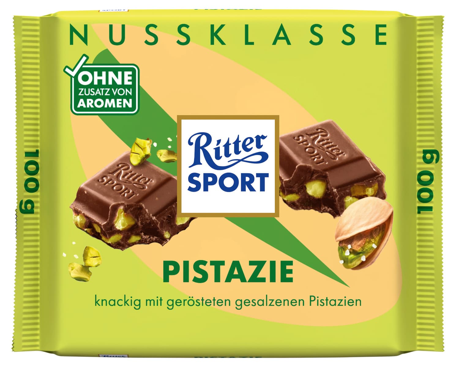 Ritter Sport Nuss Klasse Pistazie Tafel
