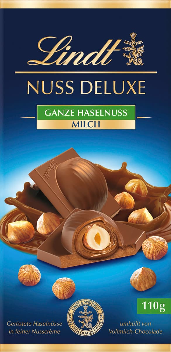 Lindt Nuss Deluxe Ganze Haselnuss Milch