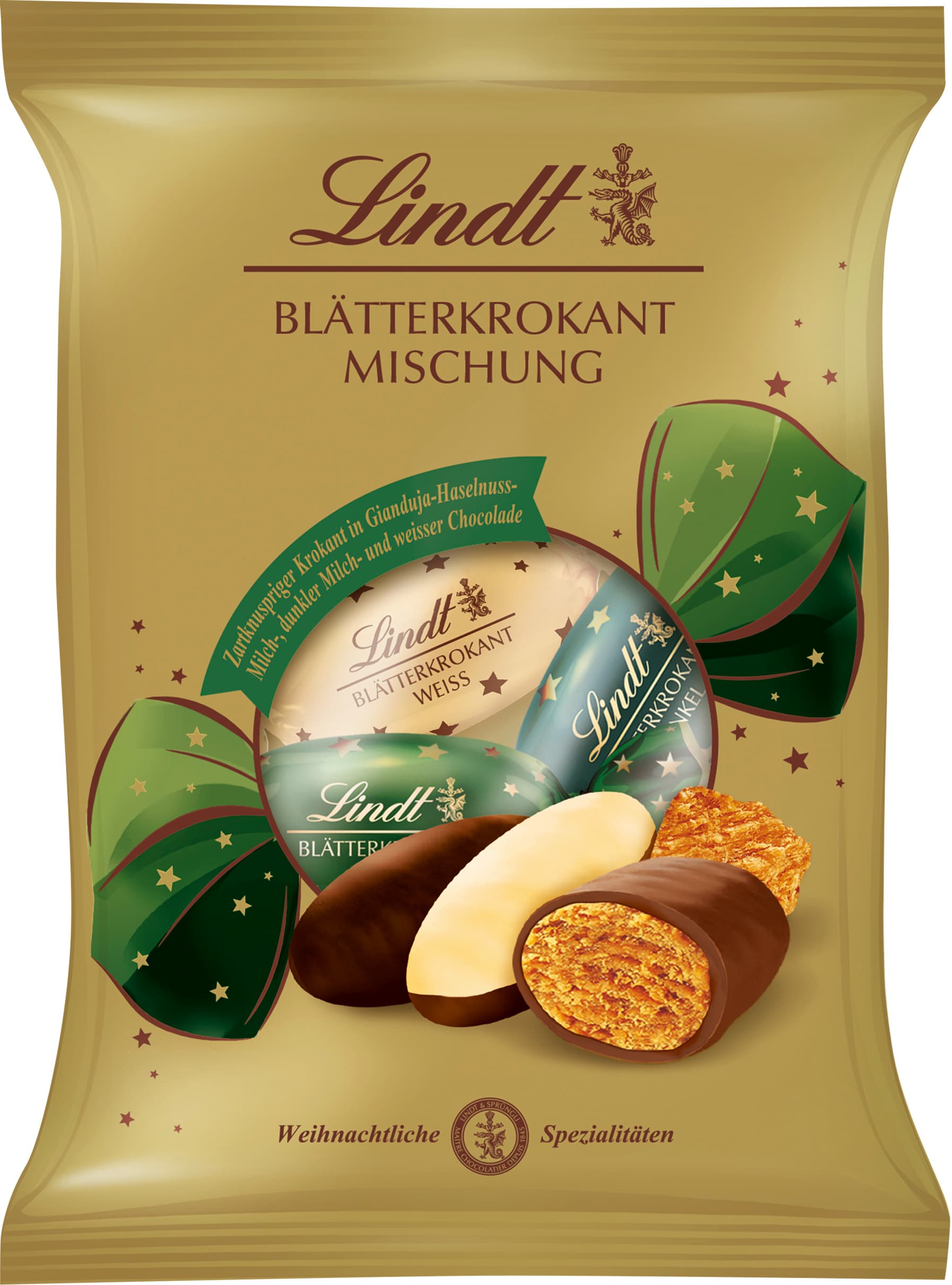 Lindt Blätterkrokant Doppeldreh Mix