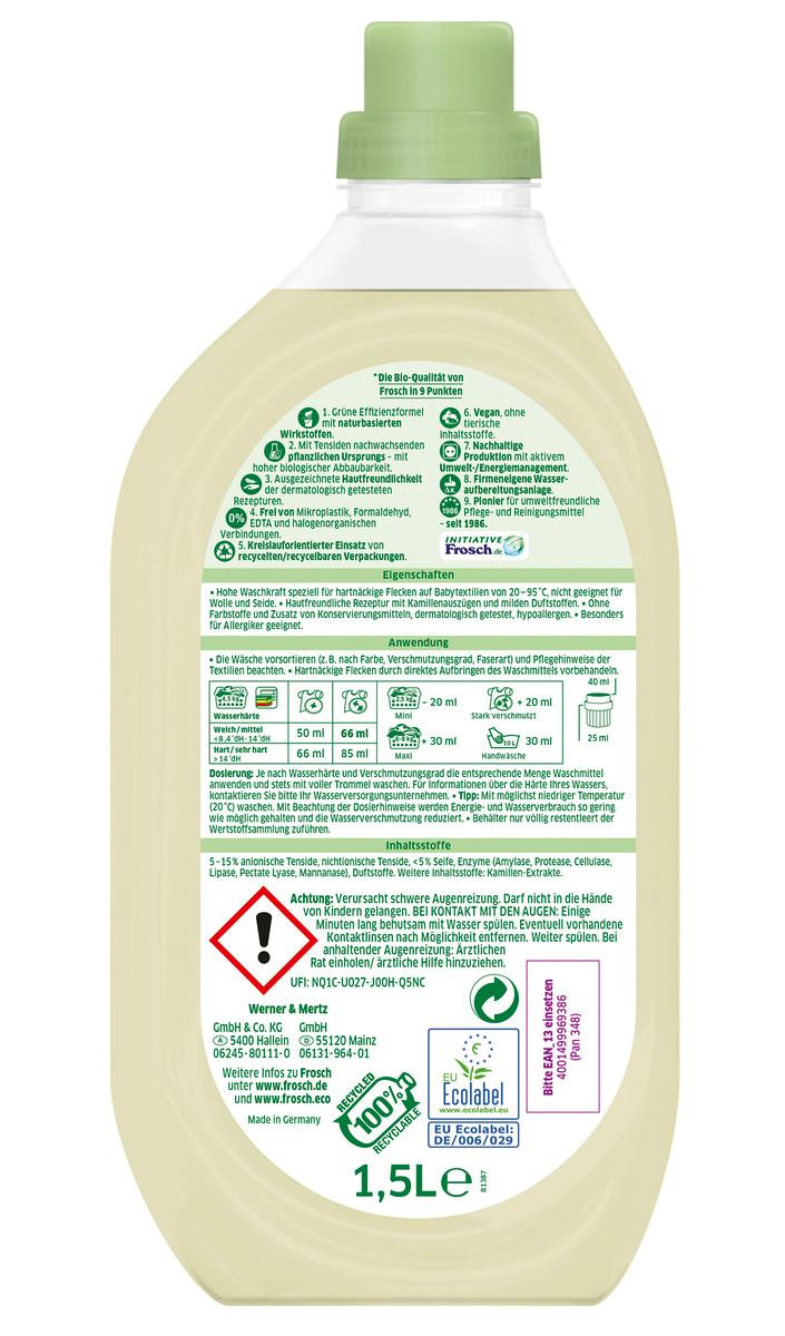 Produktbild Frosch Baby Waschmittel  2 von 2