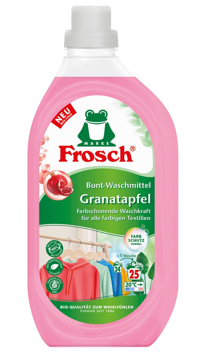 Frosch Bunt-Waschmittel Granatapfel 25WL