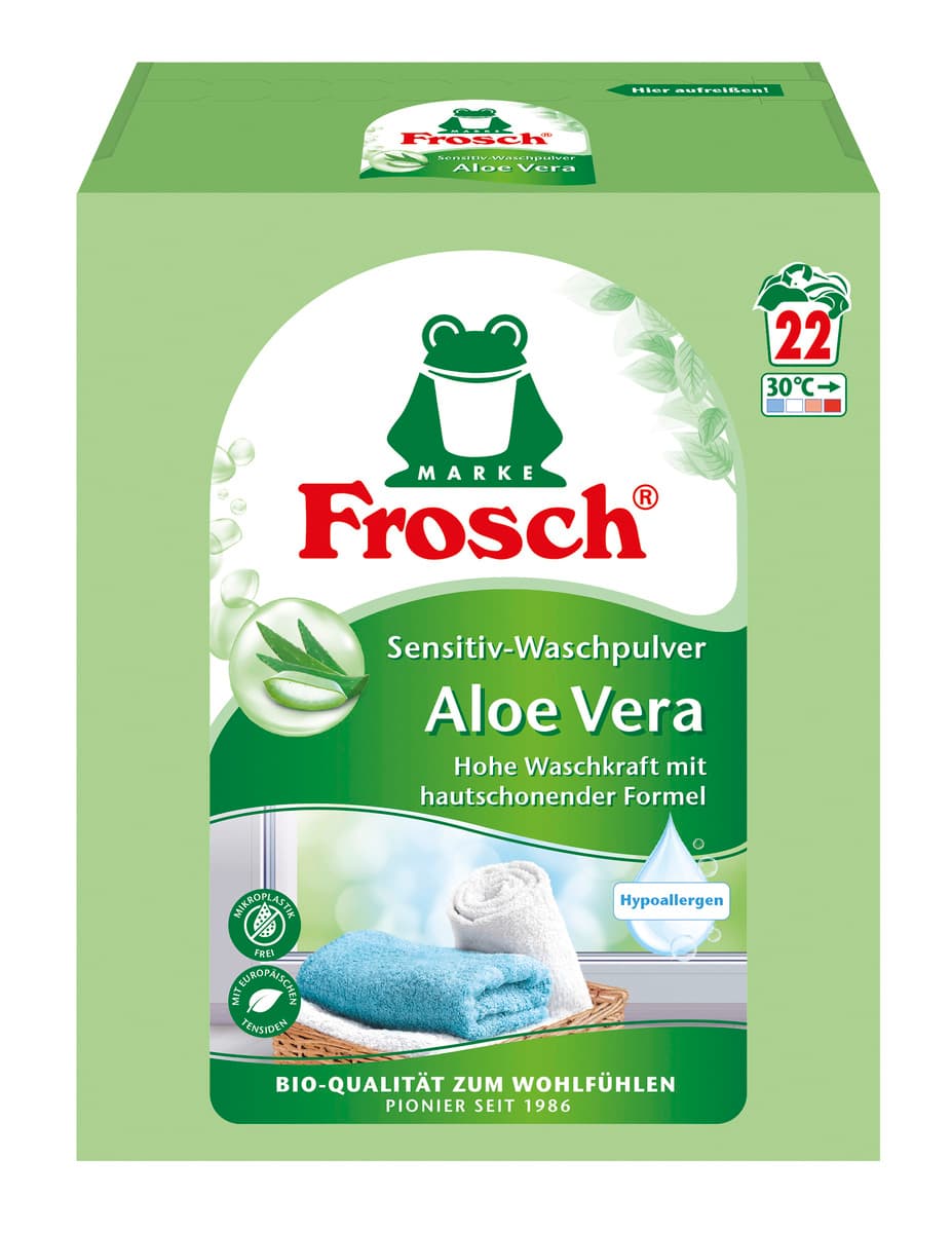Frosch Aloe Vera Sensitiv-Waschpulver
