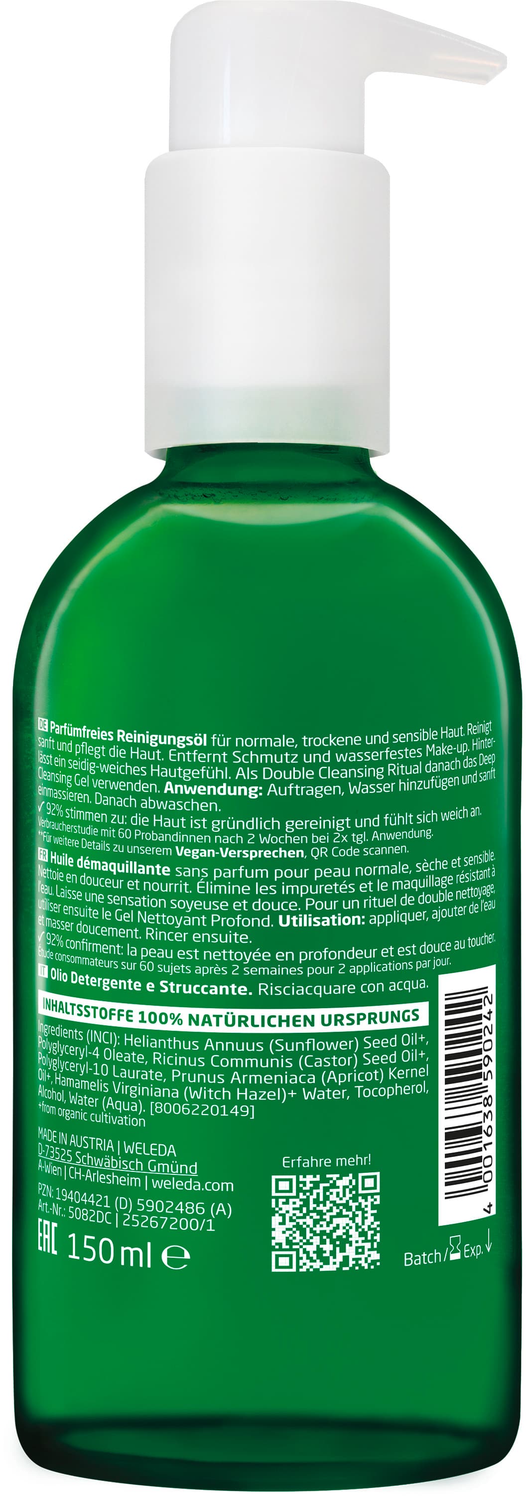 Produktbild WELEDA Make-up Rem Cleansing Oil 2 von 8