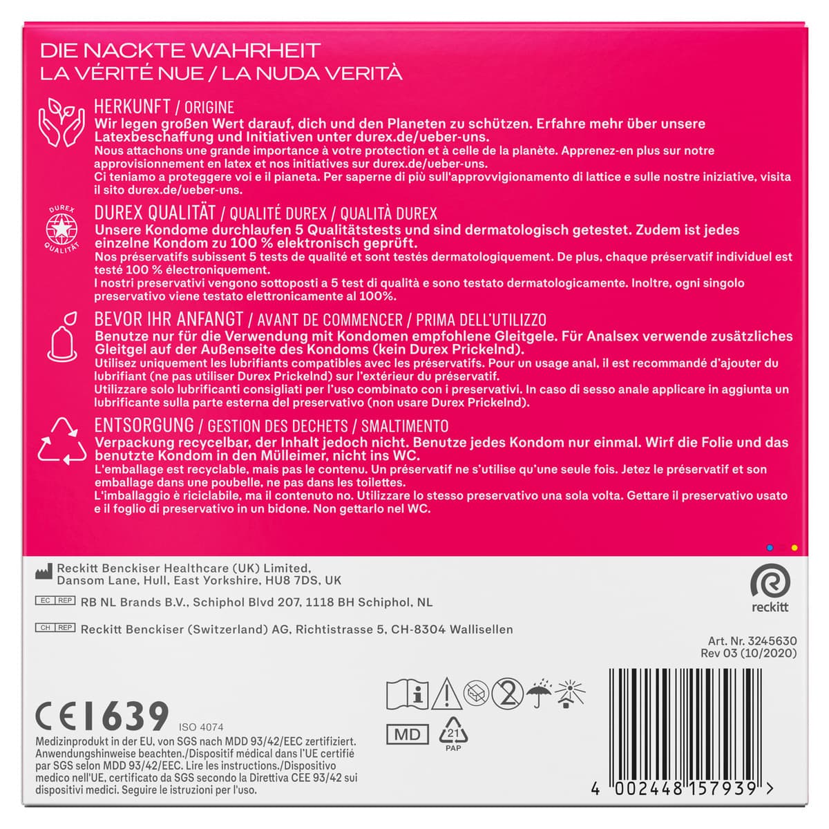 Produktbild Durex Kondome Pleasure Me 2 von 11