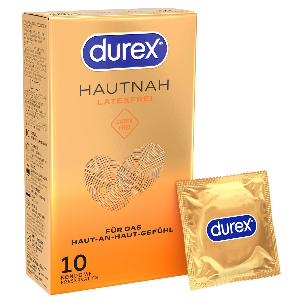 Produktbild Durex Kondome Hautnah Latexfrei 2 von 12