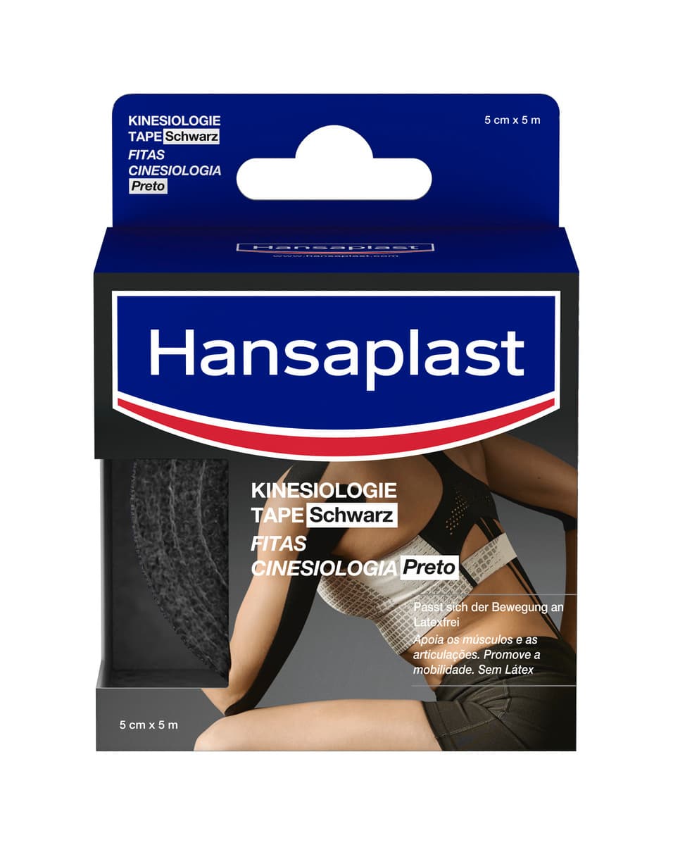 Hansaplast Kinesiologie Tape schwarz