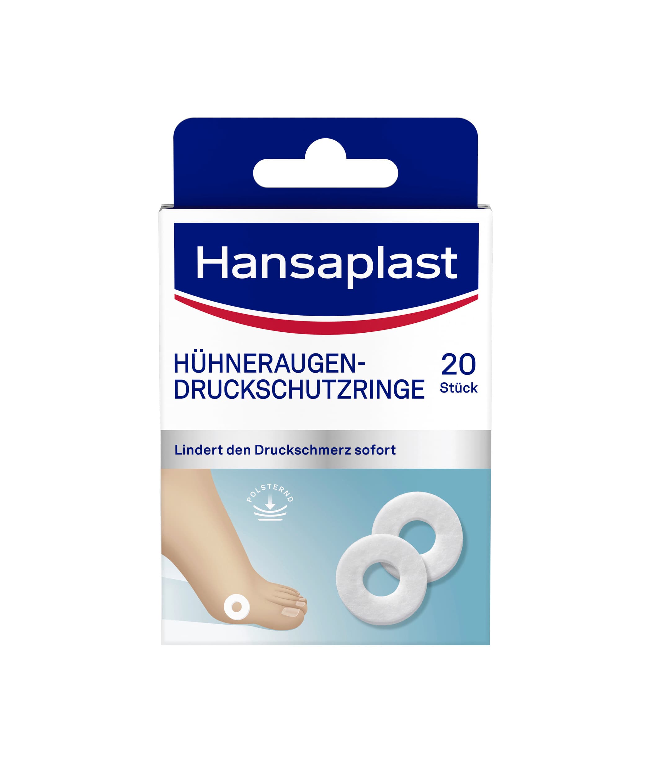 Hansaplast Hühneraugen-Druckschutzringe Fixierpflaster