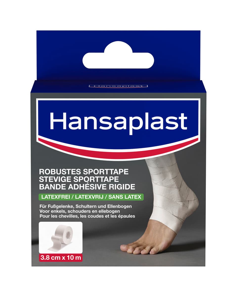 Hansaplast robustes Sporttape weiß 3,8cm