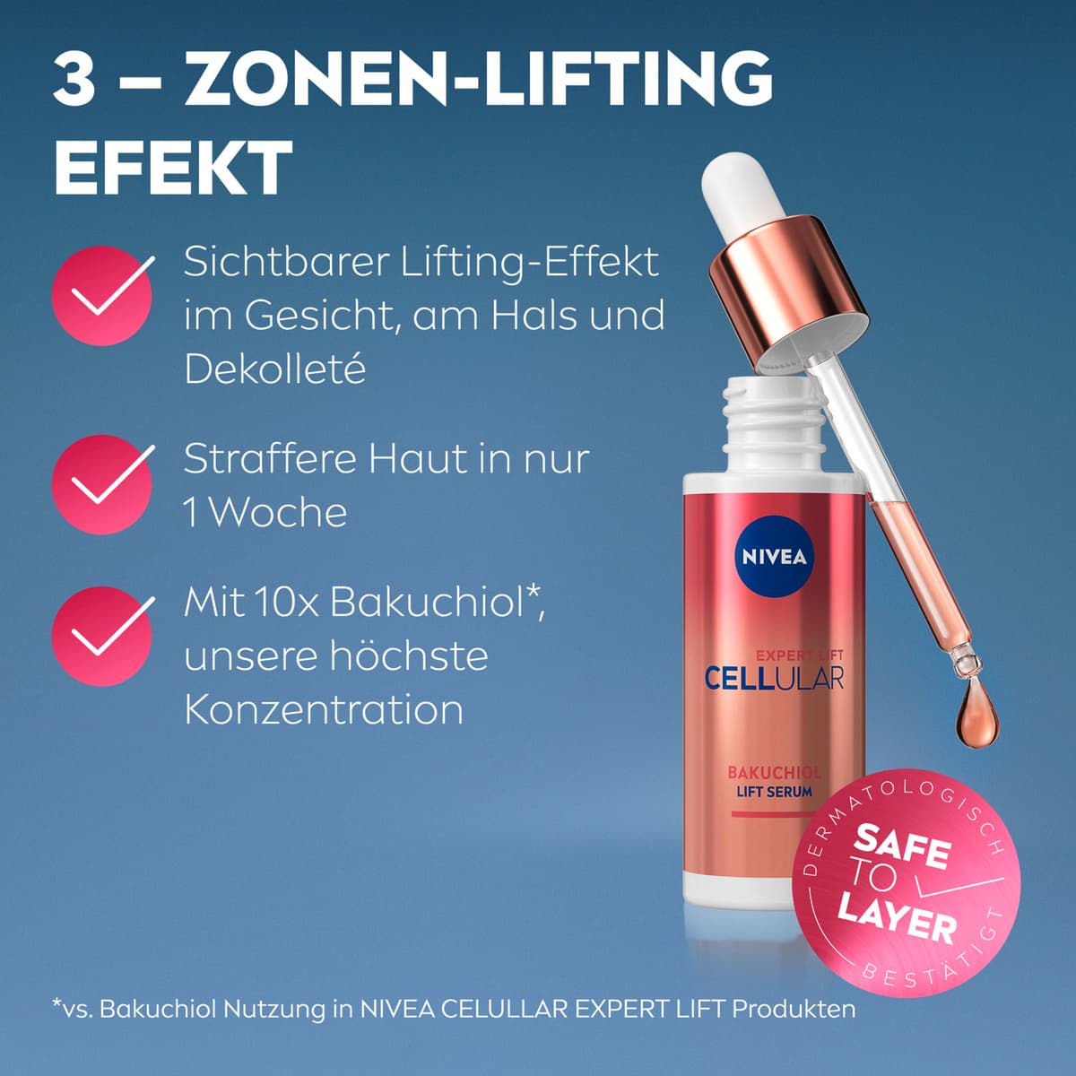 Produktbild NIVEA Expert Lift Cellular 3-Zonen Lift Serum 7 von 15