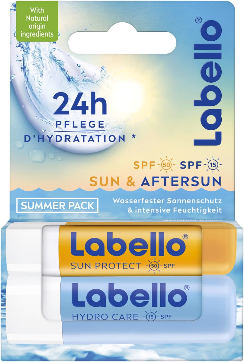 Labello Sun LSF 50 & After Sun LSF 15
