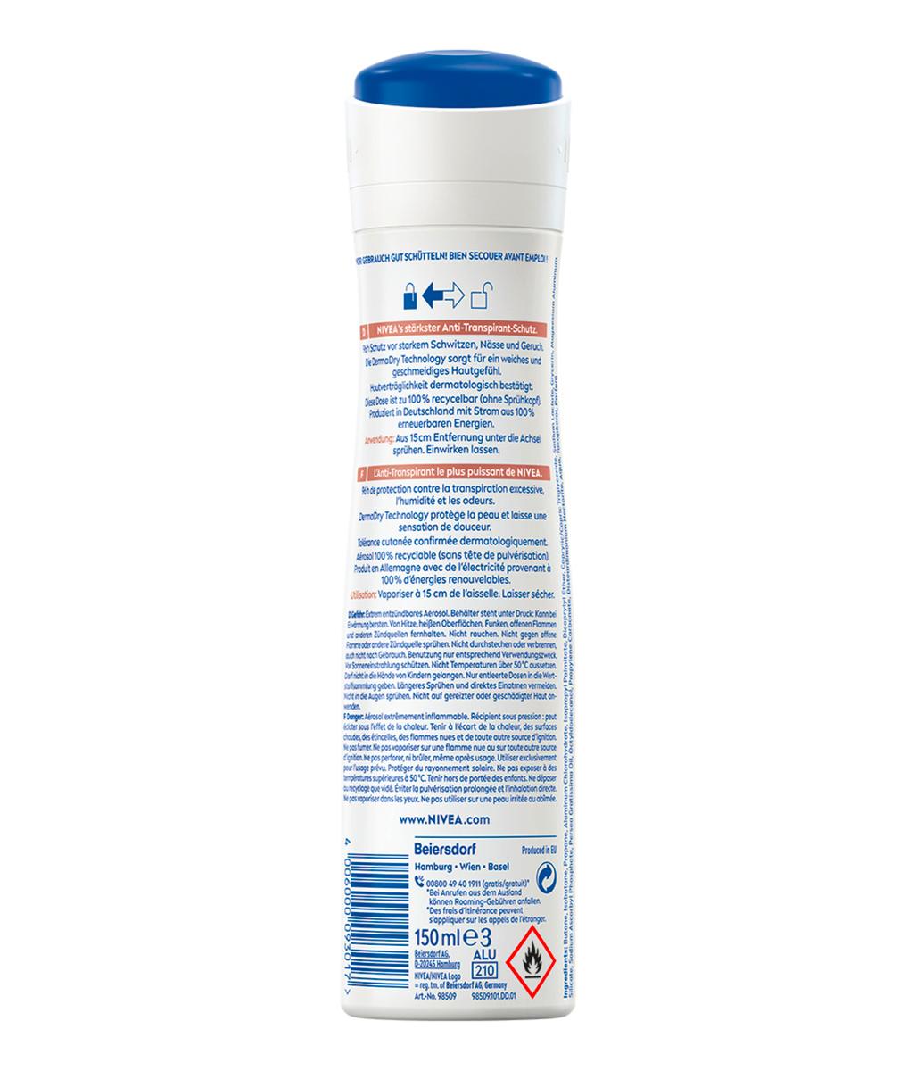 Produktbild NIVEA Deo Spray Derma Dry Control Maximum Anti-Transpirant 2 von 2