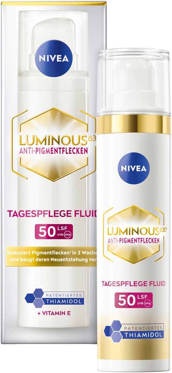 NIVEA Luminous 360 Anti-Pigmentflecken Tagespflege Fluid LSF50