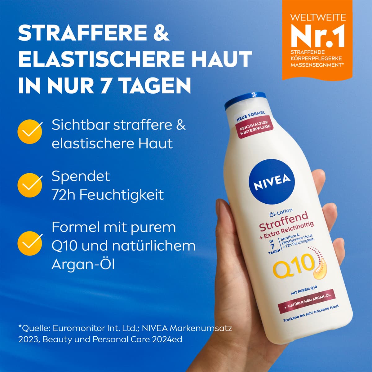 Produktbild NIVEA Body Straffende Öl-Lotion Q10 Extra Reichhaltig 3 von 7