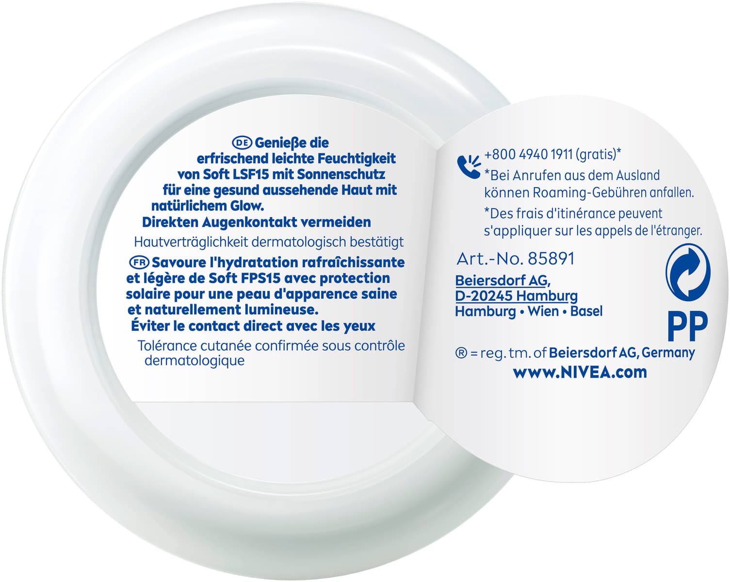 Produktbild NIVEA Soft Creme LSF15 4 von 11