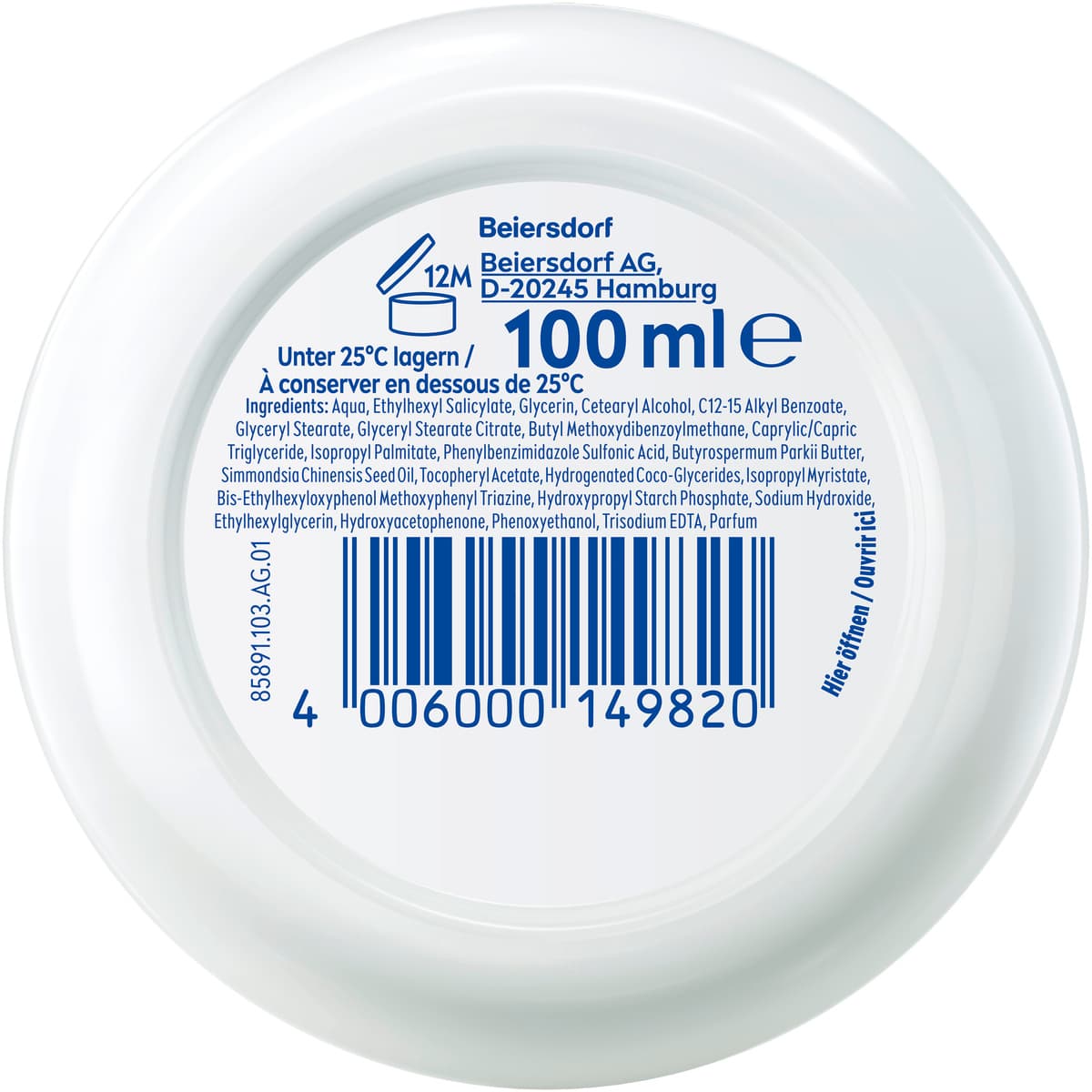 Produktbild NIVEA Soft Creme LSF15 3 von 11