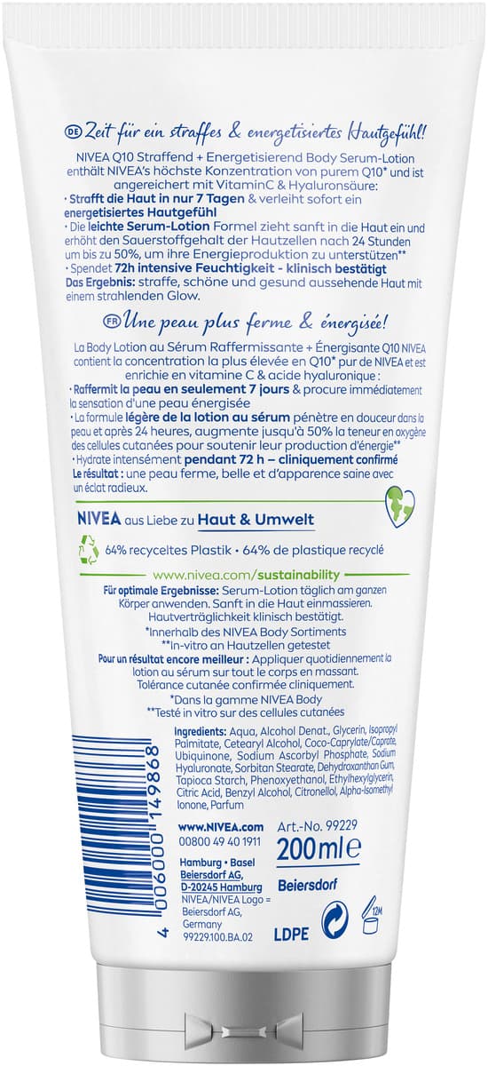 Produktbild NIVEA Body Q10 Straffend + Energisierend Body Serum-Lotion  2 von 2