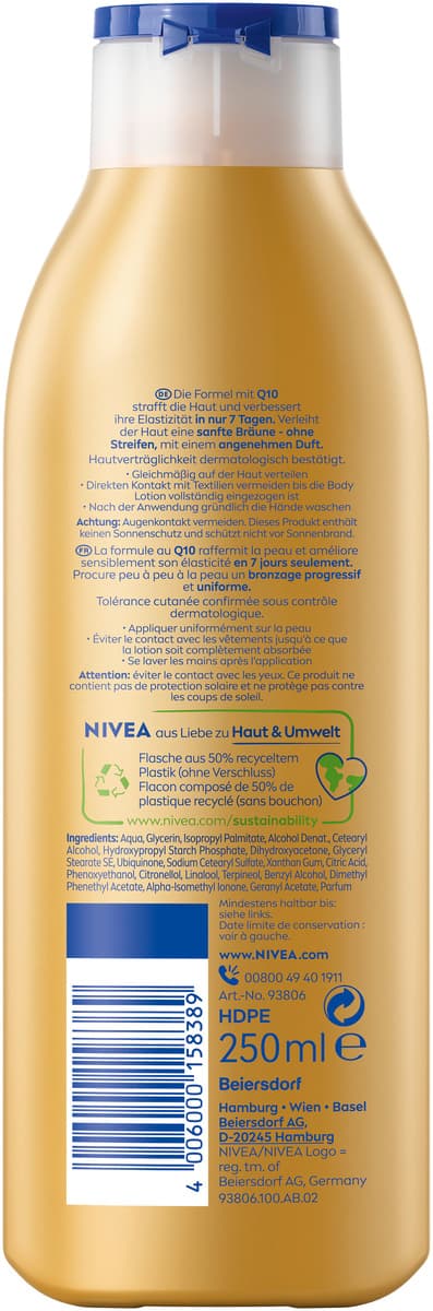 Produktbild NIVEA Body Lotion Q10 Straffend+Bräunend 2 von 5