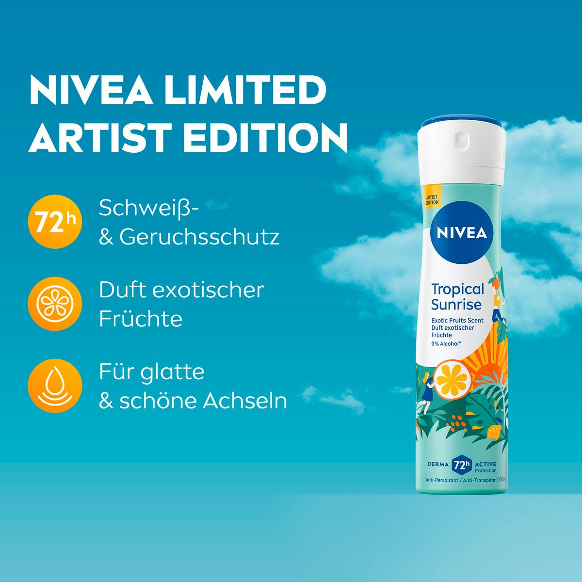 Produktbild NIVEA Deo Tropical Sunrise Spray  3 von 8