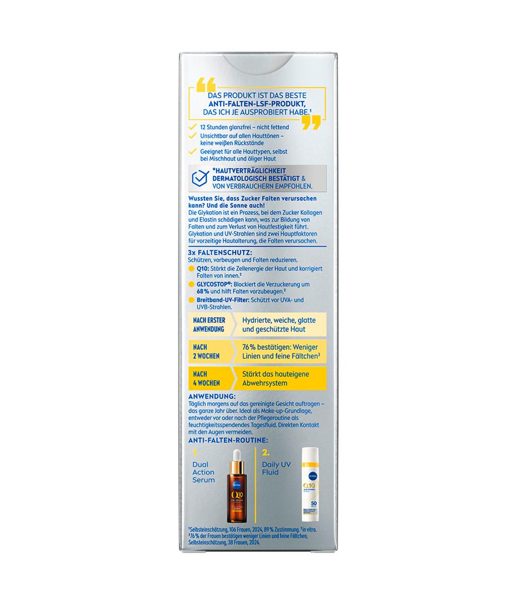 Produktbild NIVEA Q10 Anti-Falten Experte LSF50 Daily UV Fluid  3 von 13