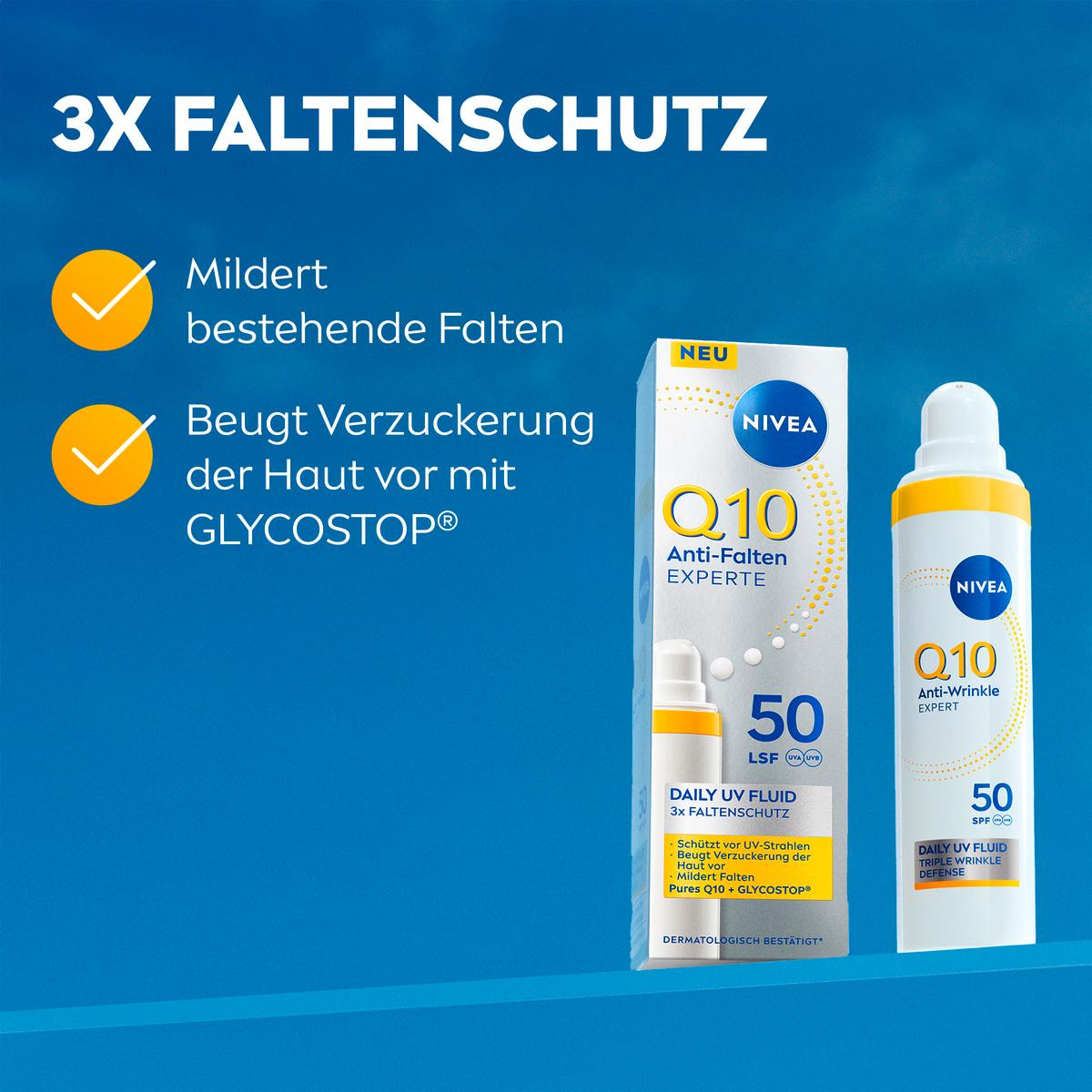 Produktbild NIVEA Q10 Anti-Falten Experte LSF50 Daily UV Fluid  13 von 13